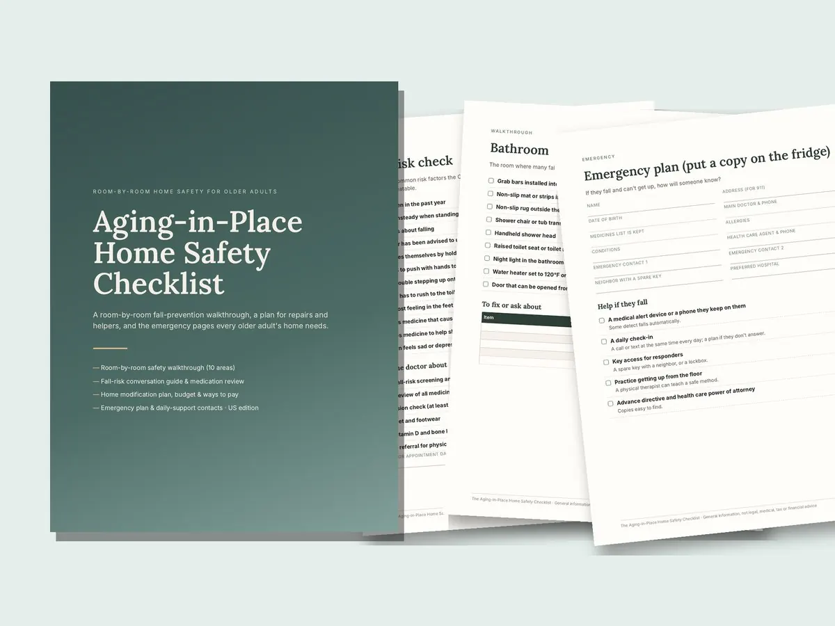 Aging-in-Place Home Safety Checklist preview
