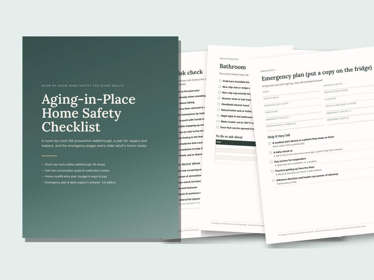 Aging-in-Place Home Safety Checklist preview