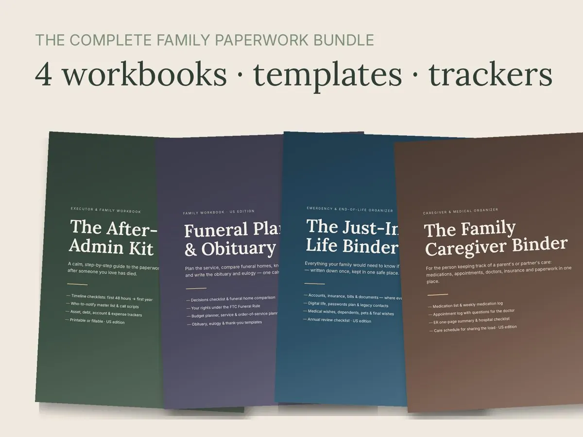Complete Family Paperwork Bundle preview